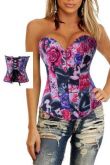 CORSETS OVERBUST FLORAL