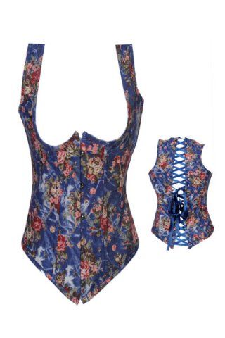 CORSETS OVERBUST FLORAL