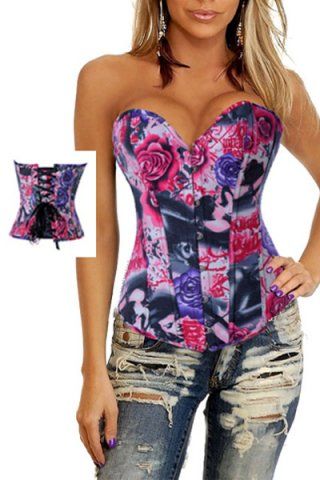 CORSETS OVERBUST FLORAL