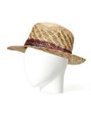 CHAPEU EM PALHA TRABALHADA DA MARCA ZARA